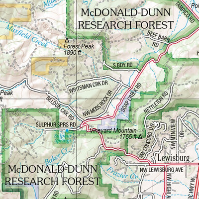 Oregon Atlas & Gazetteer Page 33 Preview 3