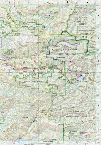 Oregon Atlas & Gazetteer Page 35 Preview 1