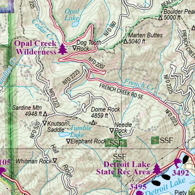 Oregon Atlas & Gazetteer Page 35 Preview 3