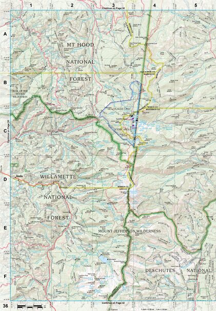 Oregon Atlas & Gazetteer Page 36 Preview 1