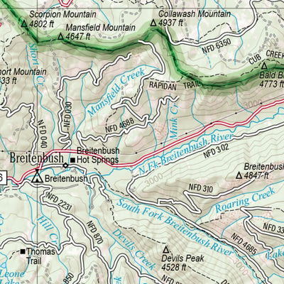 Oregon Atlas & Gazetteer Page 36 Preview 3
