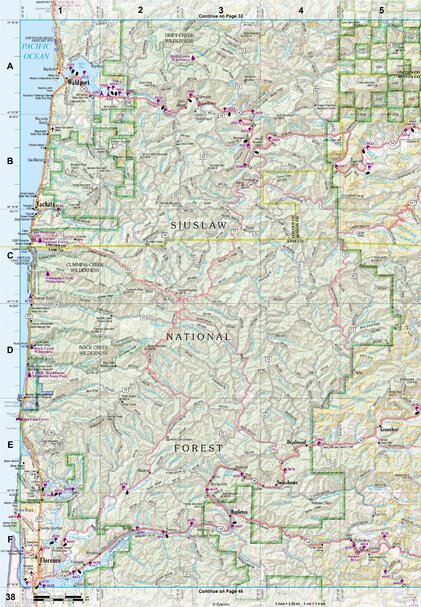 Oregon Atlas & Gazetteer Page 38 Preview 1