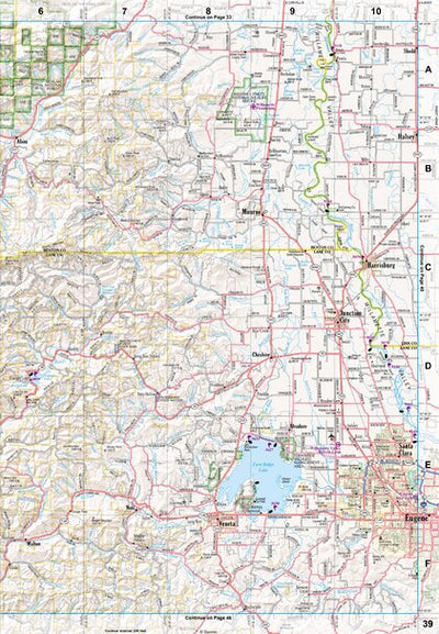 Oregon Atlas & Gazetteer Page 39 Preview 1