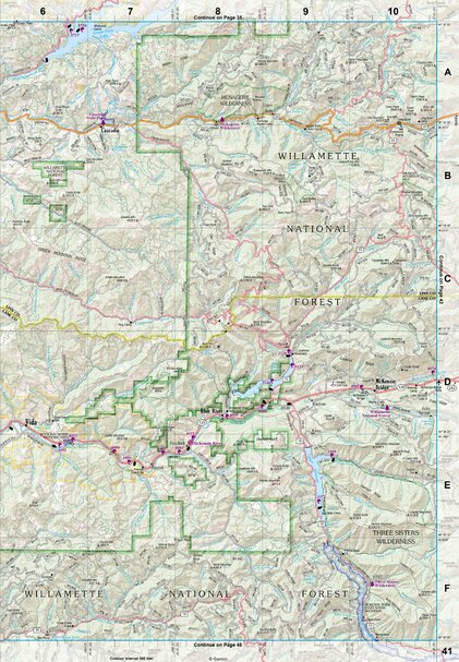 Oregon Atlas & Gazetteer Page 41 Preview 1