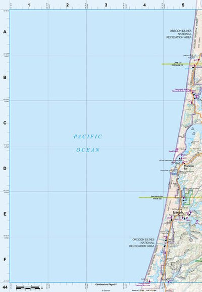 Oregon Atlas & Gazetteer Page 44 Preview 1