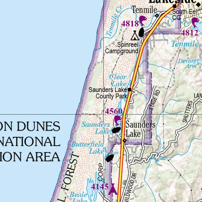 Oregon Atlas & Gazetteer Page 44 Preview 3
