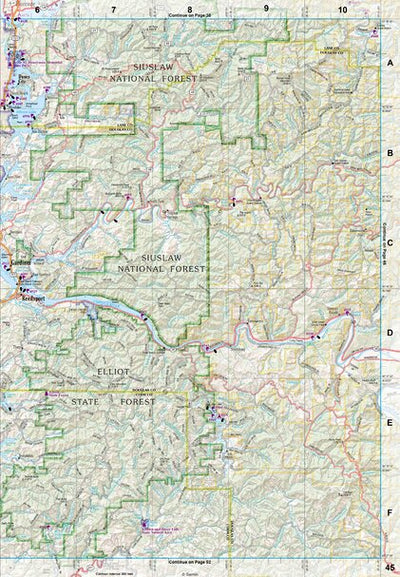 Oregon Atlas & Gazetteer Page 45 Preview 1