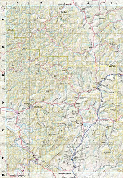 Oregon Atlas & Gazetteer Page 46 Preview 1