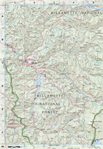Oregon Atlas & Gazetteer Page 48 Preview 1