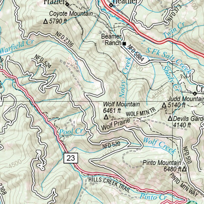 Oregon Atlas & Gazetteer Page 48 Preview 3