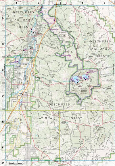 Oregon Atlas & Gazetteer Page 50 Preview 1
