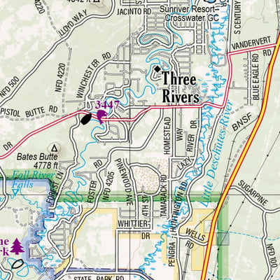 Oregon Atlas & Gazetteer Page 50 Preview 3