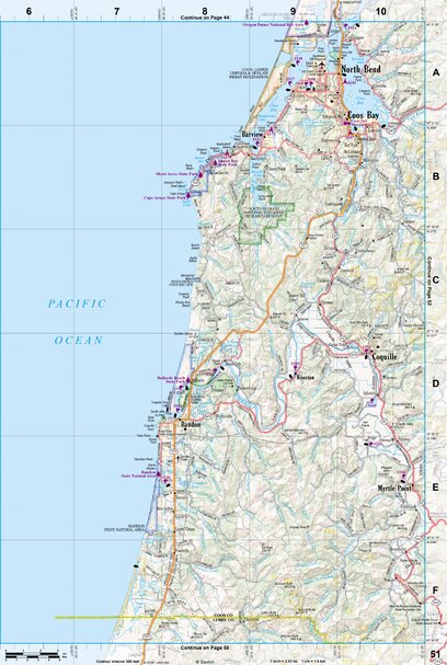 Oregon Atlas & Gazetteer Page 51 Preview 1