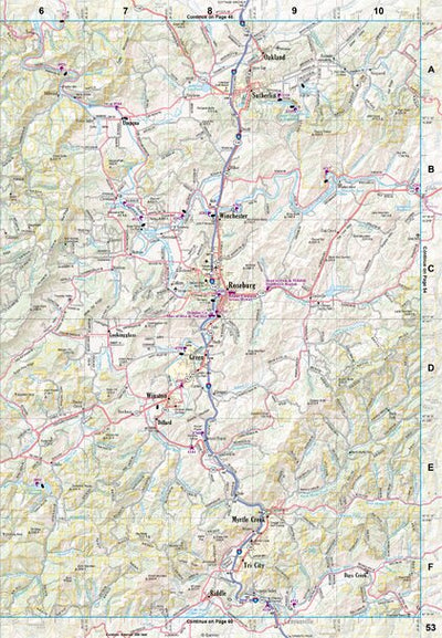 Oregon Atlas & Gazetteer Page 53 Preview 1