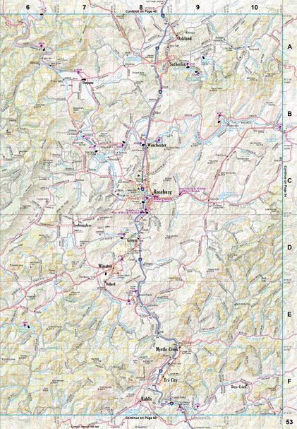 Oregon Atlas & Gazetteer Page 53 Preview 1