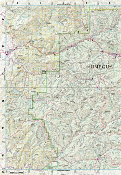Oregon Atlas & Gazetteer Page 54 Preview 1