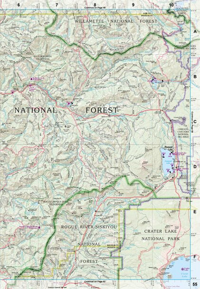 Oregon Atlas & Gazetteer Page 55 Preview 1