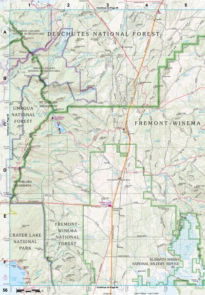 Oregon Atlas & Gazetteer Page 56 Preview 1