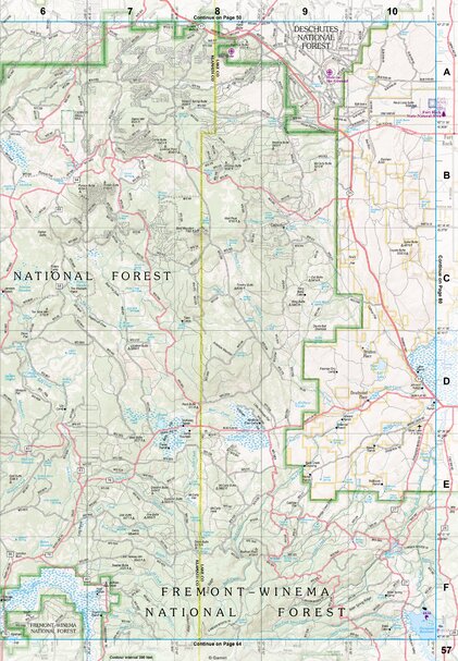 Oregon Atlas & Gazetteer Page 57 Preview 1