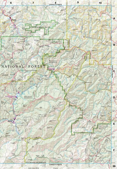 Oregon Atlas & Gazetteer Page 59 Preview 1