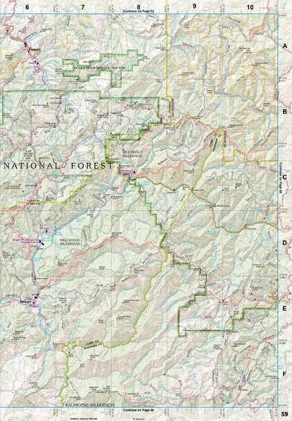 Oregon Atlas & Gazetteer Page 59 Preview 1