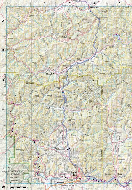 Oregon Atlas & Gazetteer Page 60 Preview 1
