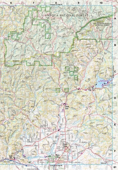 Oregon Atlas & Gazetteer Page 61 Preview 1