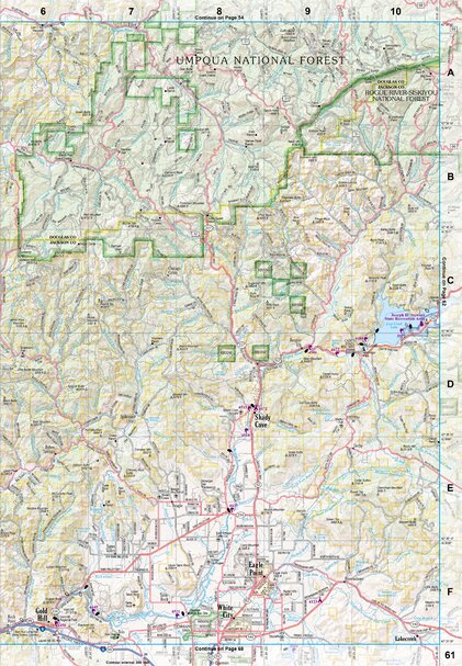 Oregon Atlas & Gazetteer Page 61 Preview 1