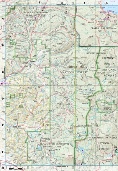 Oregon Atlas & Gazetteer Page 62 Preview 1