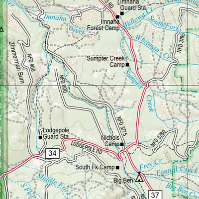 Oregon Atlas & Gazetteer Page 62 Preview 2