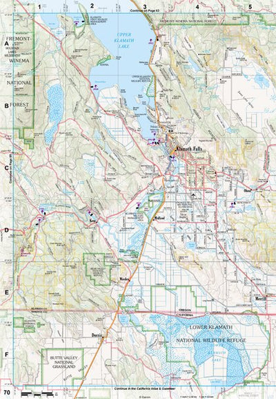 Oregon Atlas & Gazetteer Page 70 Preview 1