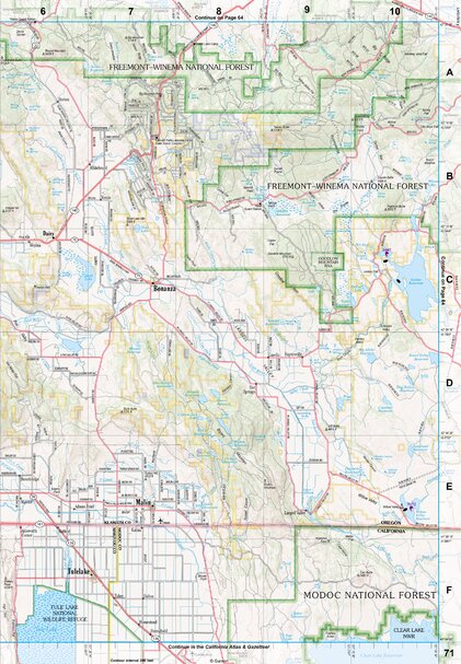 Oregon Atlas & Gazetteer Page 71 Preview 1