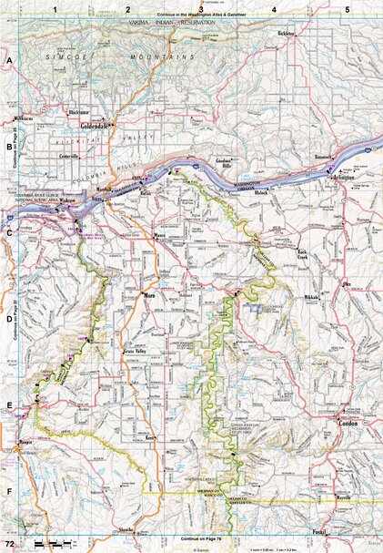 Oregon Atlas & Gazetteer Page 72 Preview 1