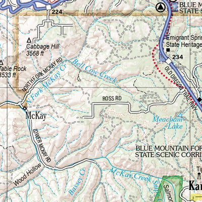 Oregon Atlas & Gazetteer Page 74 Preview 2