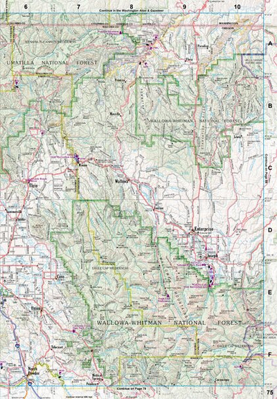 Oregon Atlas & Gazetteer Page 75 Preview 1