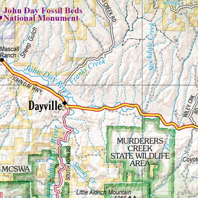 Oregon Atlas & Gazetteer Page 77 Preview 2