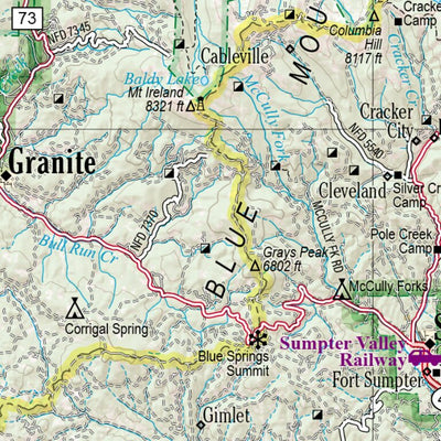 Oregon Atlas & Gazetteer Page 78 Preview 3
