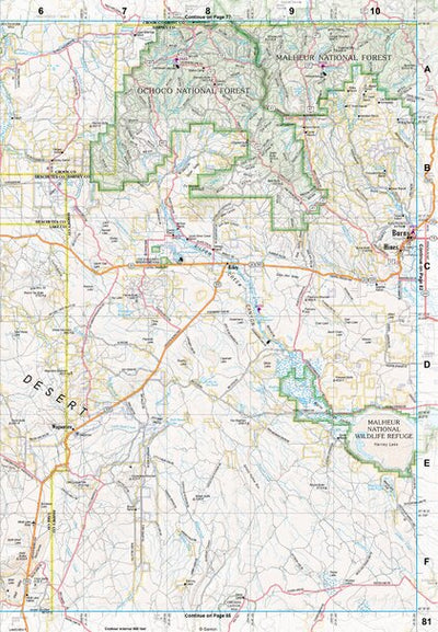 Oregon Atlas & Gazetteer Page 81 Preview 1