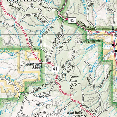 Oregon Atlas & Gazetteer Page 81 Preview 3