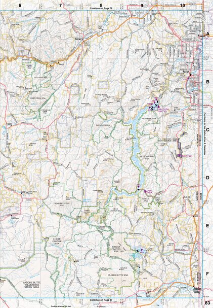 Oregon Atlas & Gazetteer Page 83 Preview 1