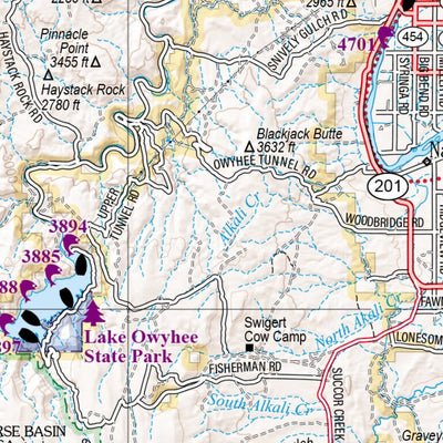 Oregon Atlas & Gazetteer Page 83 Preview 3