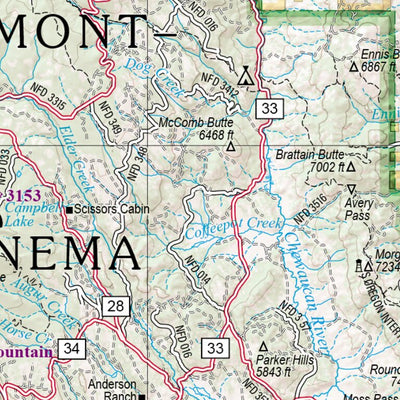 Oregon Atlas & Gazetteer Page 84 Preview 3