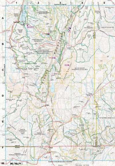 Oregon Atlas & Gazetteer Page 86 Preview 1