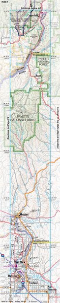 Oregon Atlas & Gazetteer Page 88 Inset Preview 1