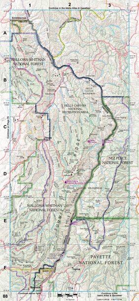 Oregon Atlas & Gazetteer Page 88 Preview 1