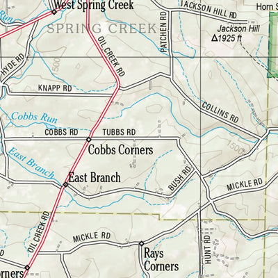 Garmin Pennsylvania Atlas & Gazetteer Page 20 digital map