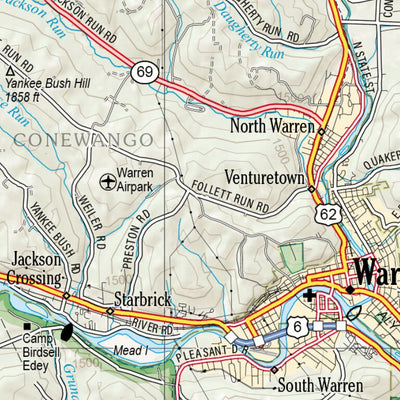 Garmin Pennsylvania Atlas & Gazetteer Page 21 digital map
