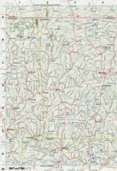 Garmin Pennsylvania Atlas & Gazetteer Page 28 digital map