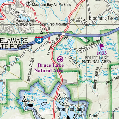 Garmin Pennsylvania Atlas & Gazetteer Page 44 digital map