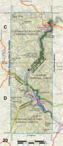 Garmin South Carolina Atlas & Gazetteer Page 20 Inset digital map